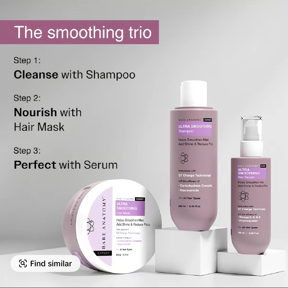 Ultra Smoothing Hair Mask Trio 3pcs